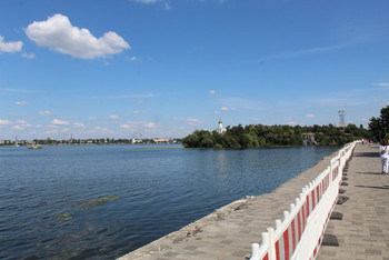 photo, embankment, city, dnipro, dnipropetrovsk